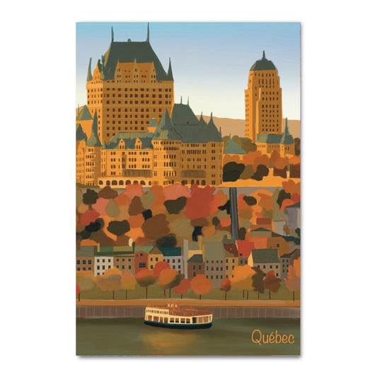 Carte postale illustrée – Québec