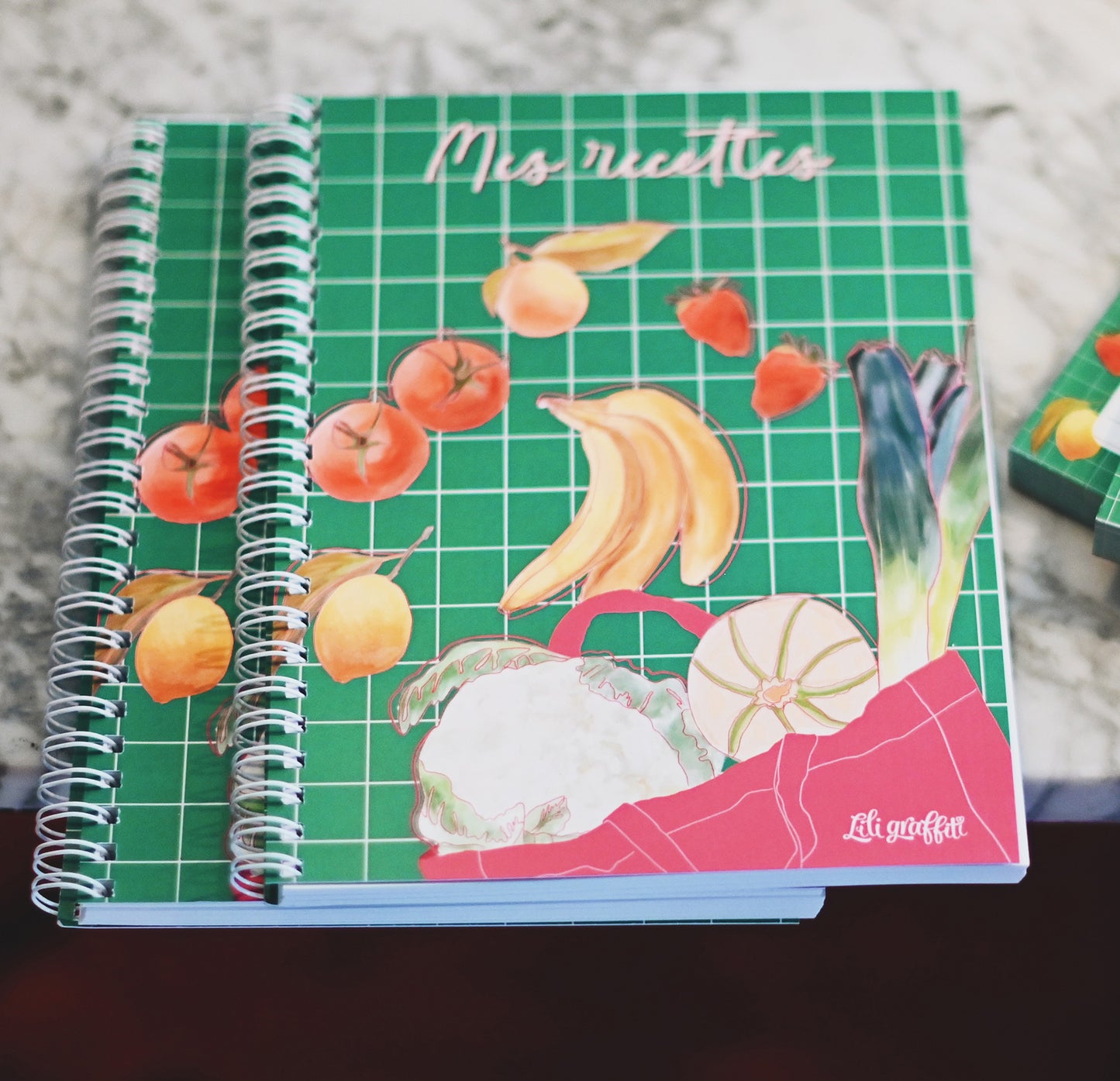 Spiral recipe notebook