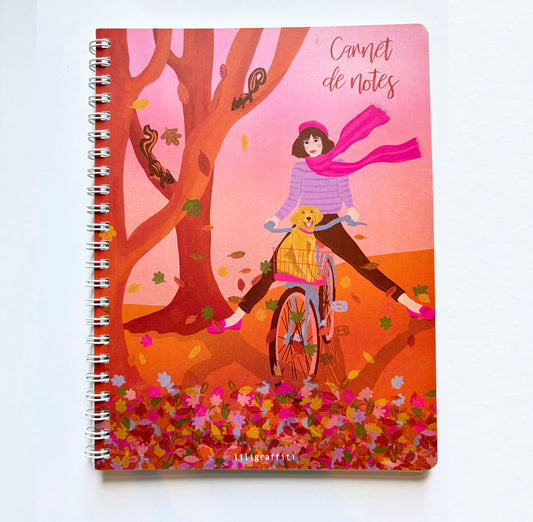 Spiral notebook Fall