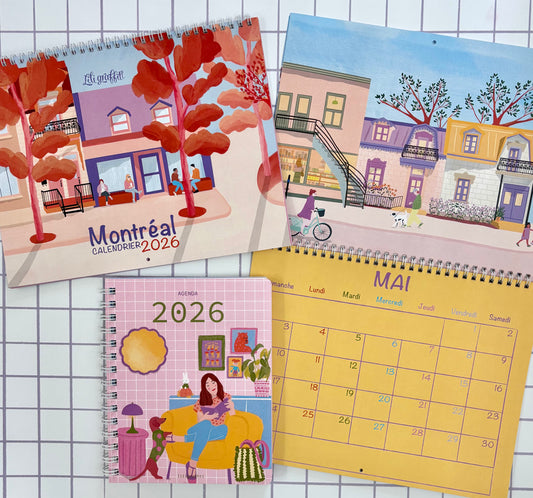 Coffret illustré – Duo Calendrier & Agenda 2026