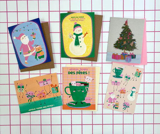 Coffret illustré – Noël Kawaii festif