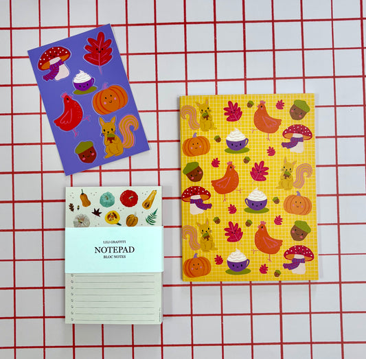 Coffret illustré – Douceur d’automne Kawaii