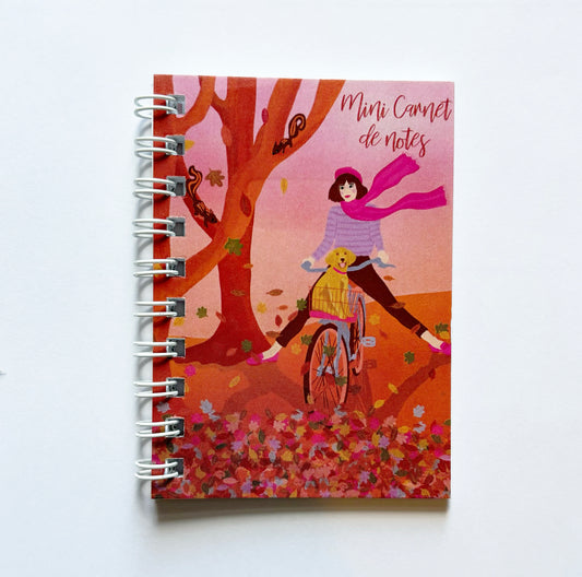 Mini spiral notebook Fall