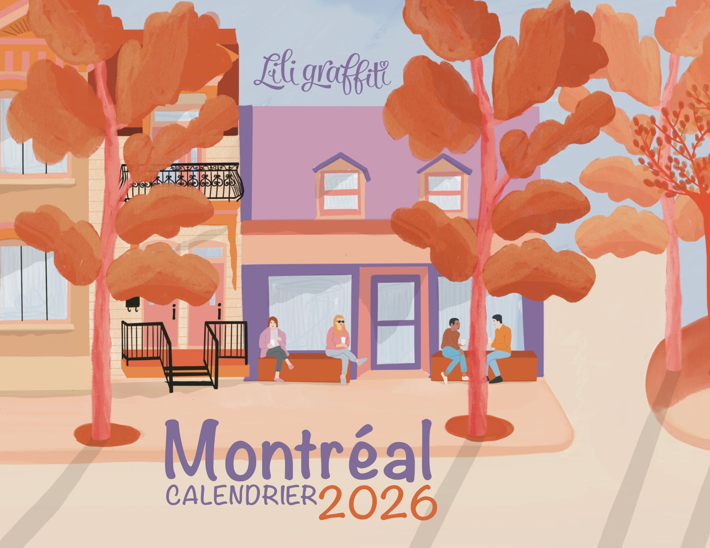 Calendrier illustré Montréal 2026