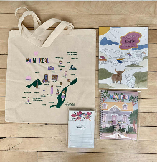 Coffret estival illustré – 4 articles pour célébrer l’été