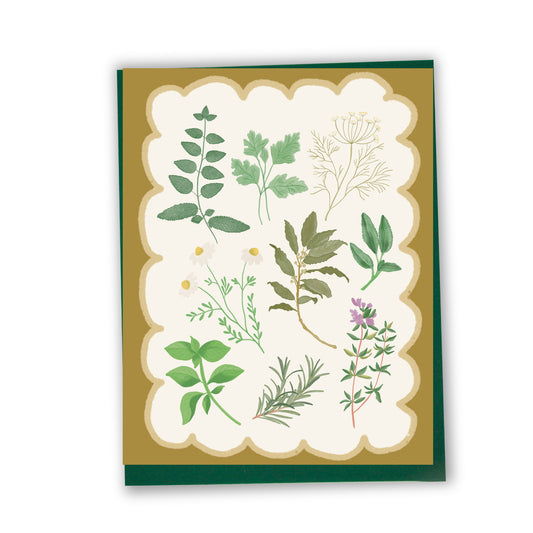 Carte de remerciement illustrée au style botanique, créée par une illustratrice montréalaise