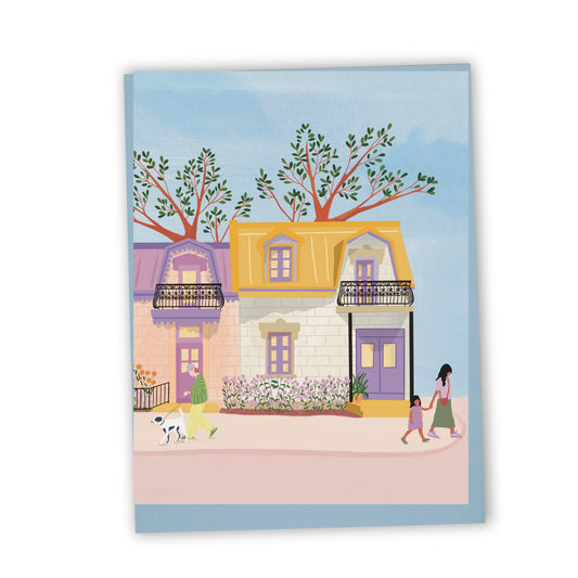 Illustrated greeting card – Montreal in May
