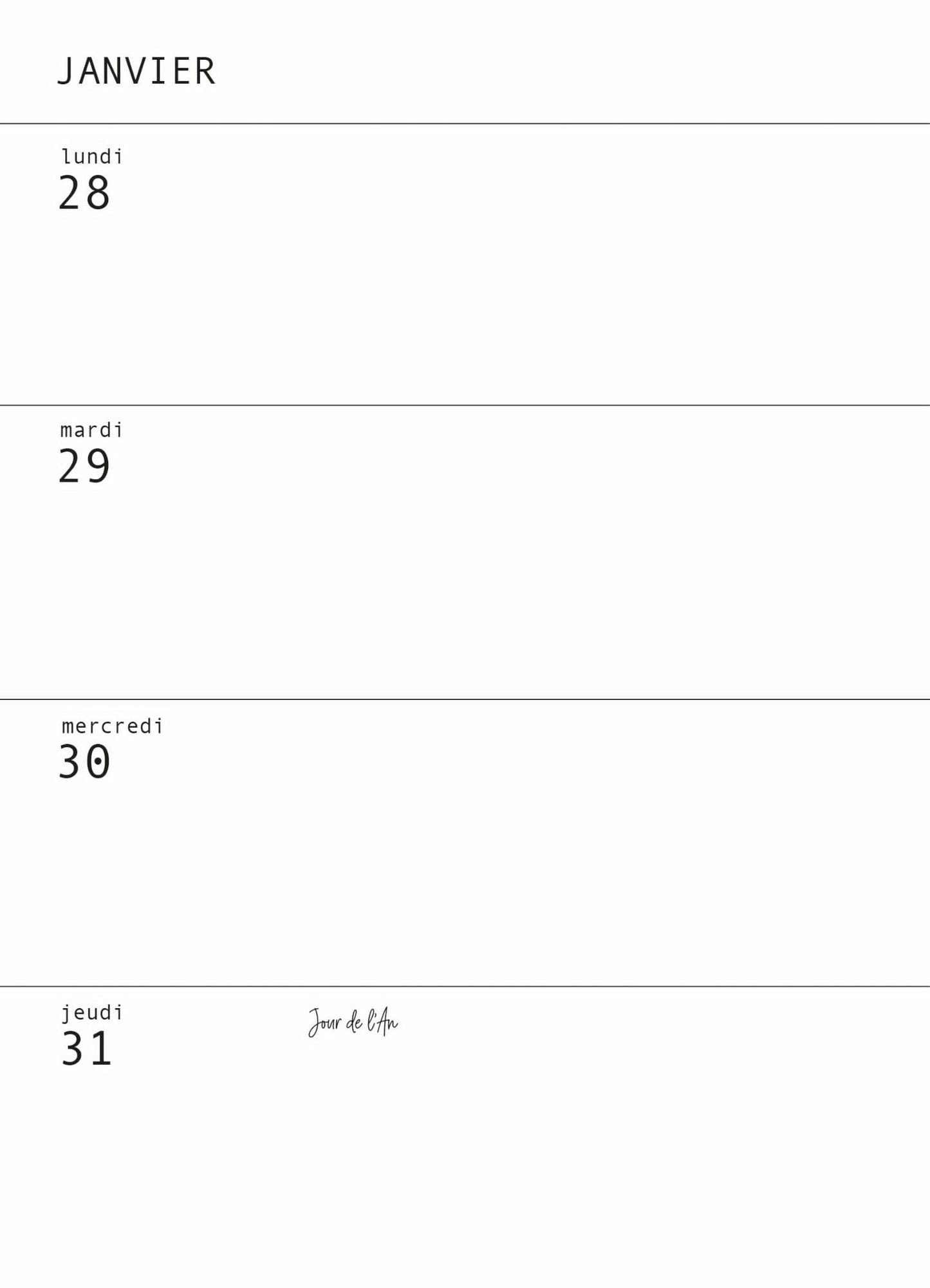 Agenda illustré Montréal 2027