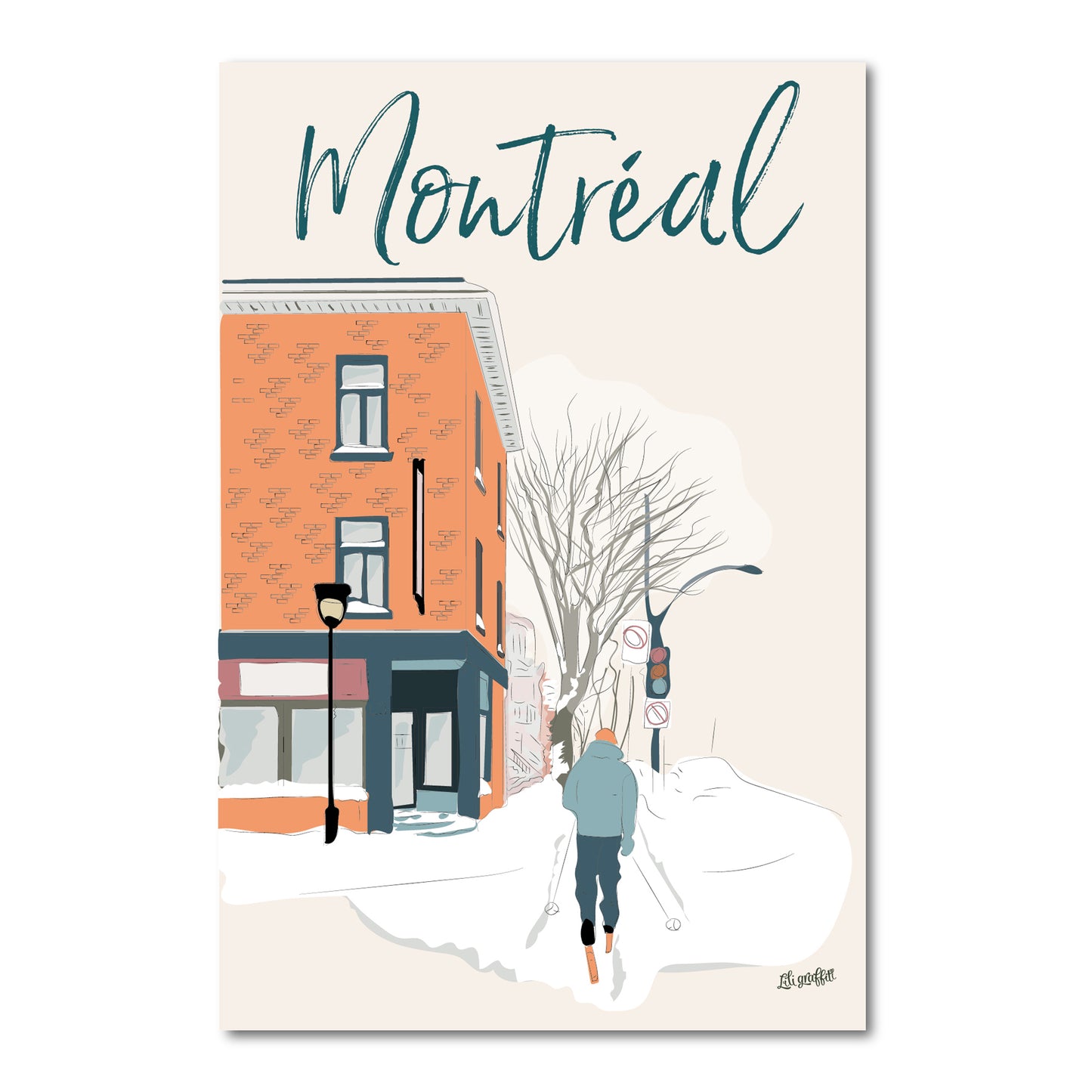 Montréal - ski dans la ville