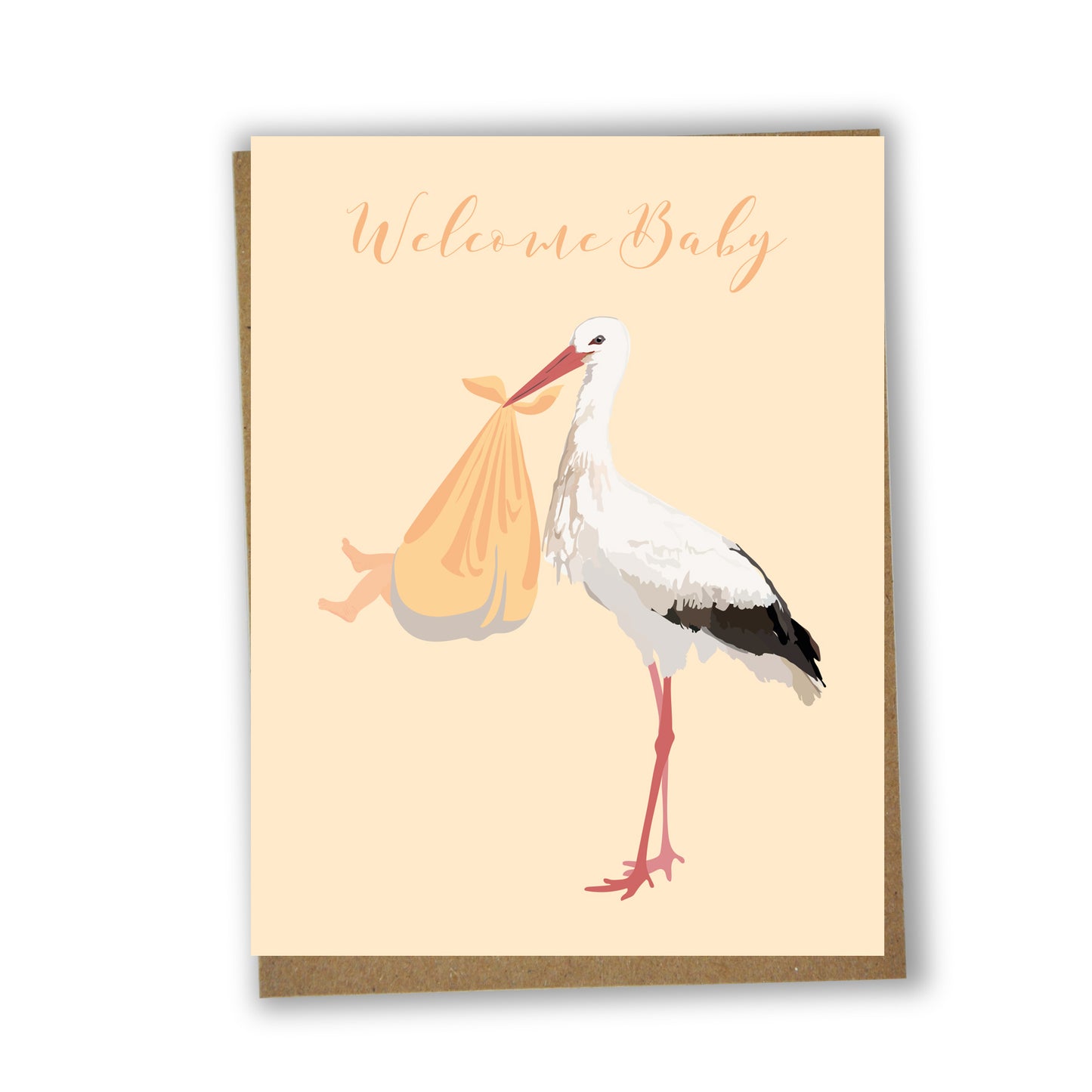 Welcome Baby - stork