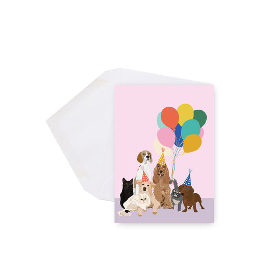 Happy birthday balloons - mini