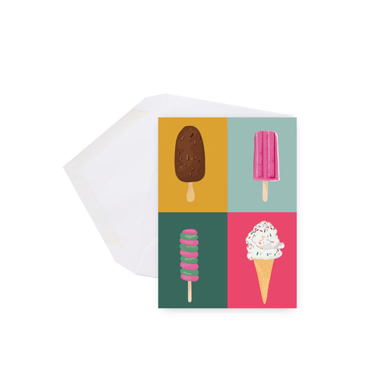 Ice creams - Mini card