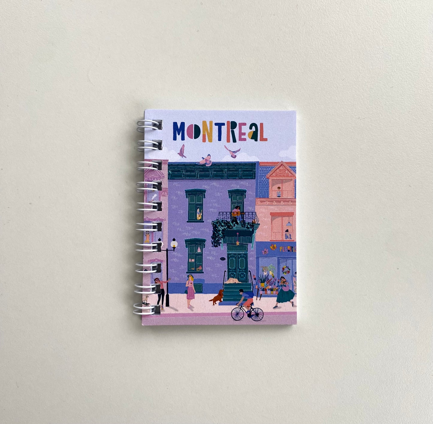 Mini spiral notebook Montreal