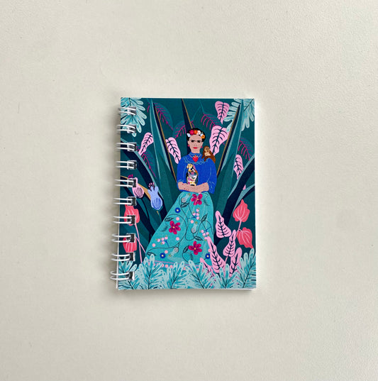 Mini Spiral Notebook Frida