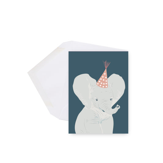Bonne fête Éléphant  - mini carte