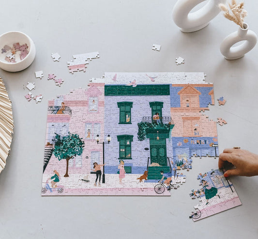 Puzzle "Spring morning in the City" (Limited edition))